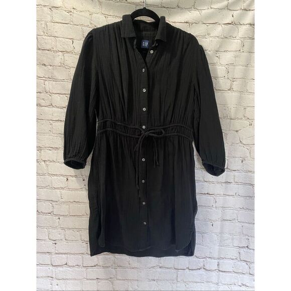 Gap long sleeve button down dress - Picture 1 of 10
